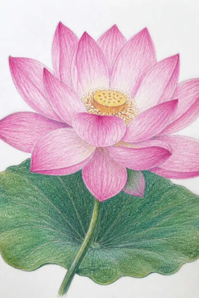 A pastel pink lotus with smooth, cloudy blending between petals. The center is pale peach-pink, and the outer petals have gentle shadowing with no harsh lines.