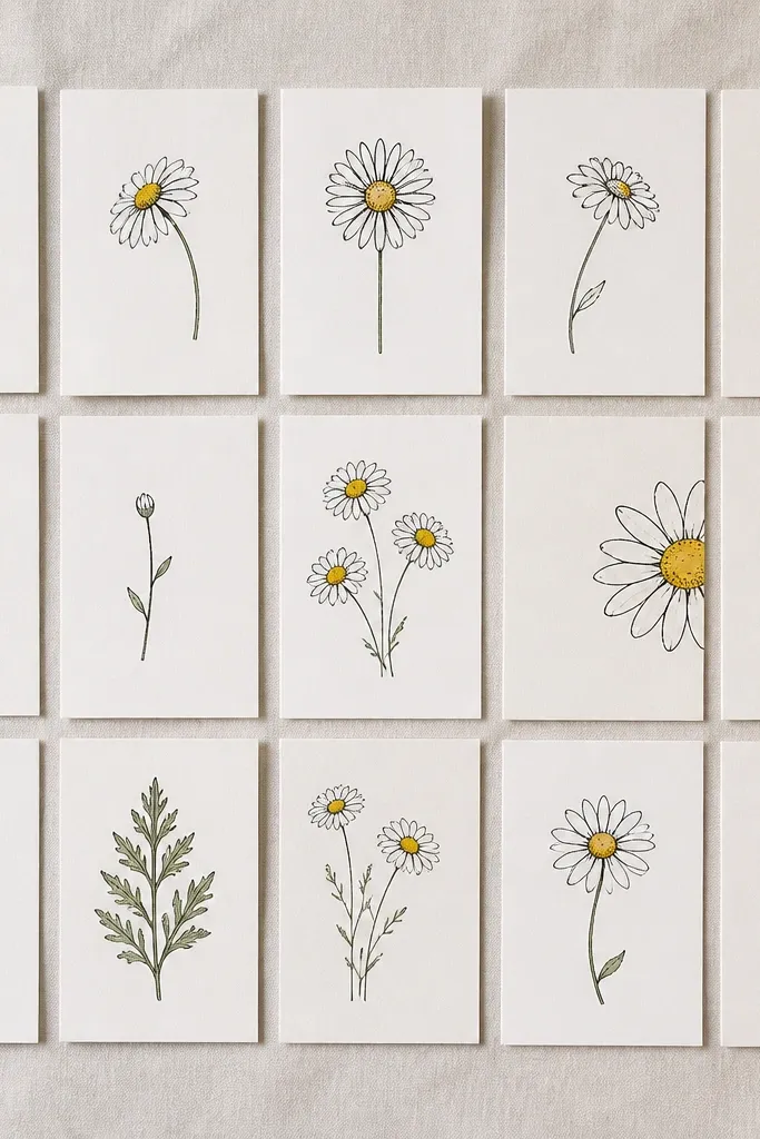 15 Simple Daisy Flower Drawing Ideas