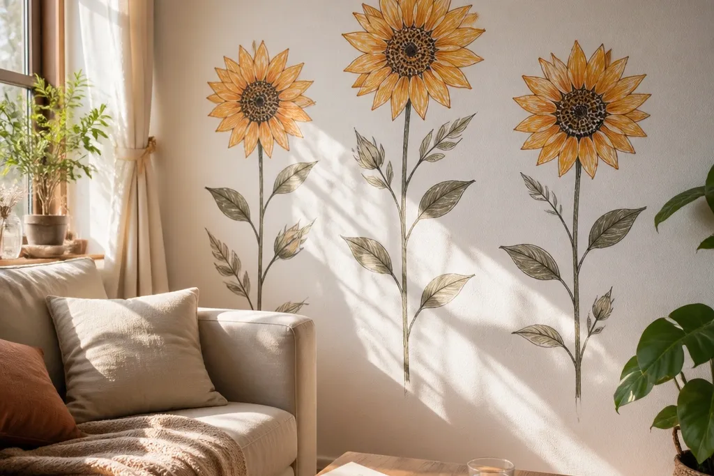 Budget Sunflower Drawing Ideas