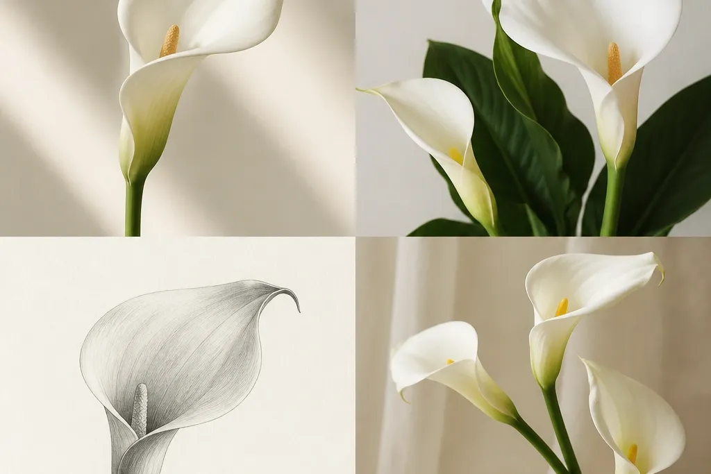 Calla Lily Flower Drawing Ideas