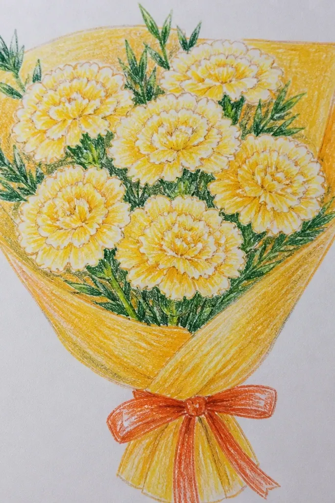 Yellow carnations with creamy centers and gentle shading on wavy petals