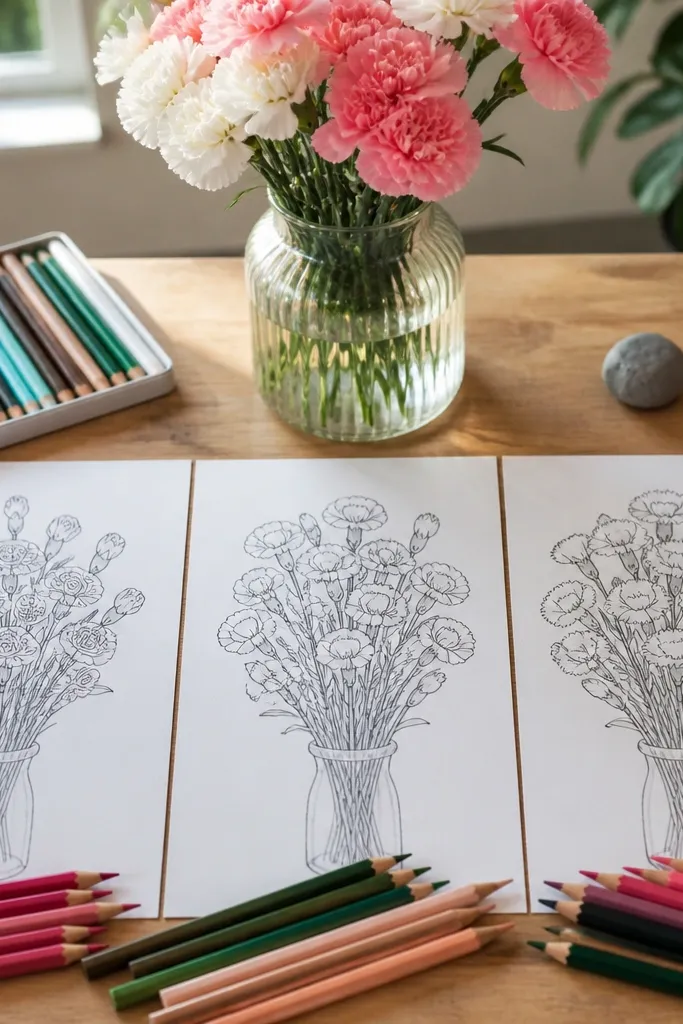 20 Carnation Flower Bouquet Drawing Easy Compared for Best Results