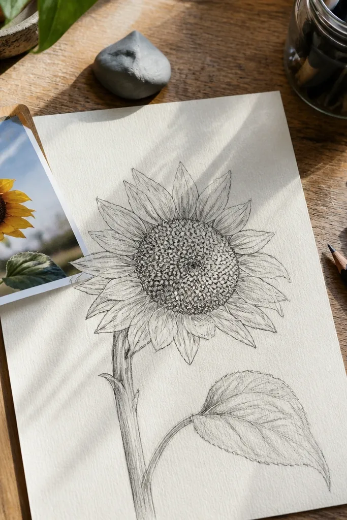 Common Mistakes in Sunflower Drawing