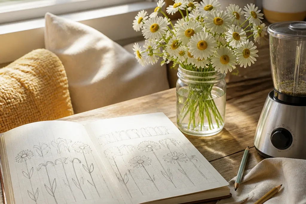 15 Daisy Flower Bouquet Drawing Ideas for a Cozy Vibe