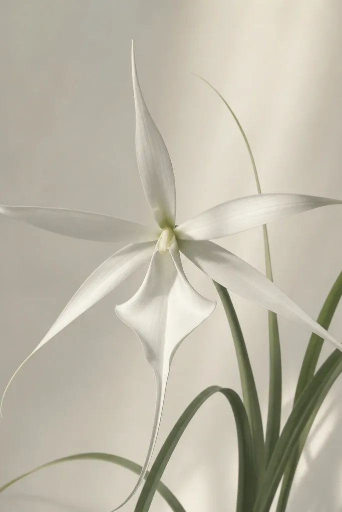 Ghost Orchid Drawing with an aesthetic vibe