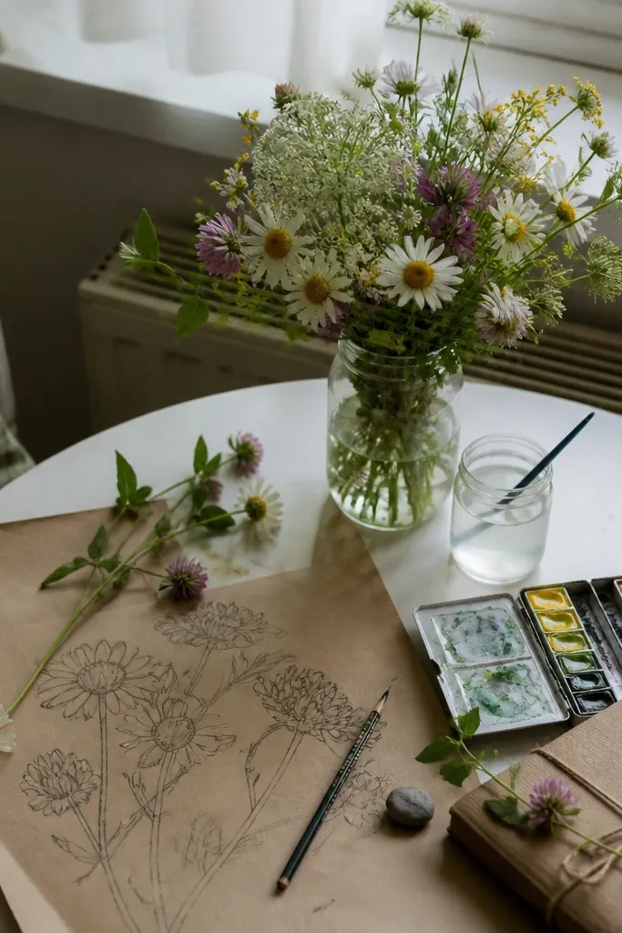 20 Wild Flower Bouquet Drawing Ideas on a Budget